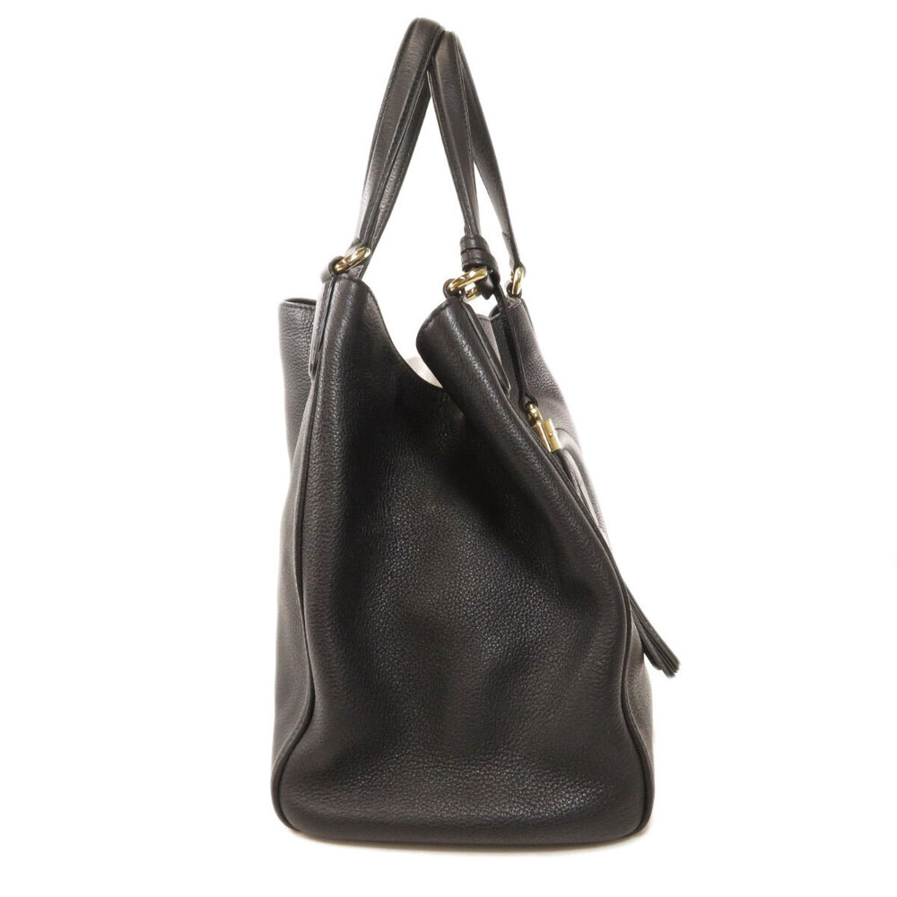 Gucci Soho leather tote Shoulder bag Black - Picture 3 of 11